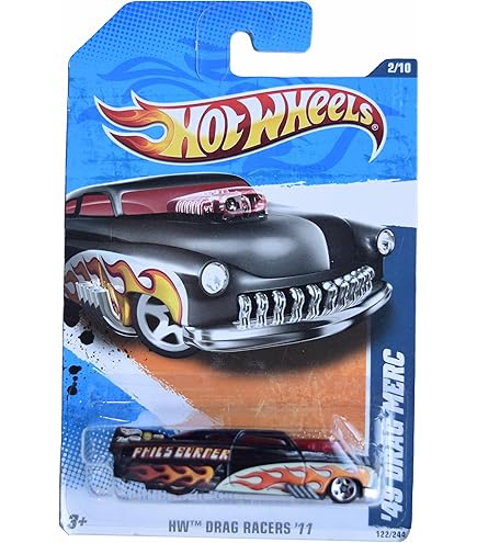Amazon.com: Hot Wheels '49 Drag MERC, HW Drag Racers 2/10 [Orange